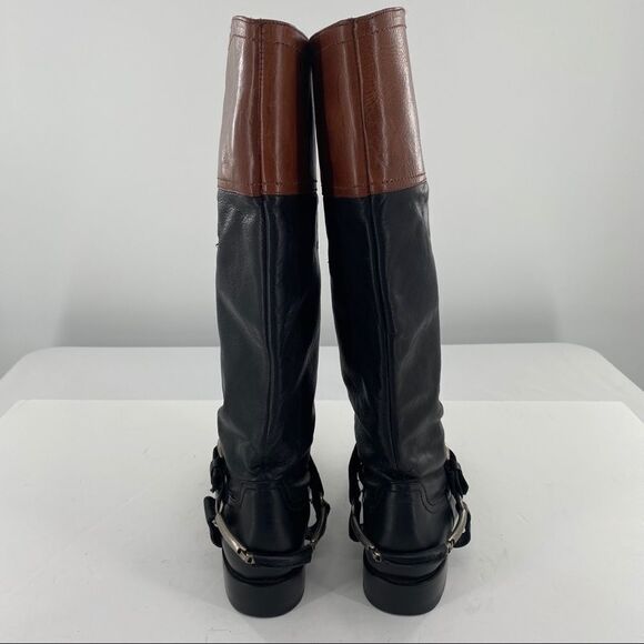 TRASK Leather Harness Riding Boots - Picture 7 of 15